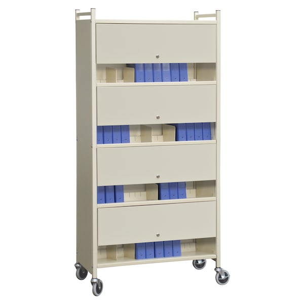 Hippa Compliant Versa Chart Rack In Beige (60 Chart Capacity) (70"H x